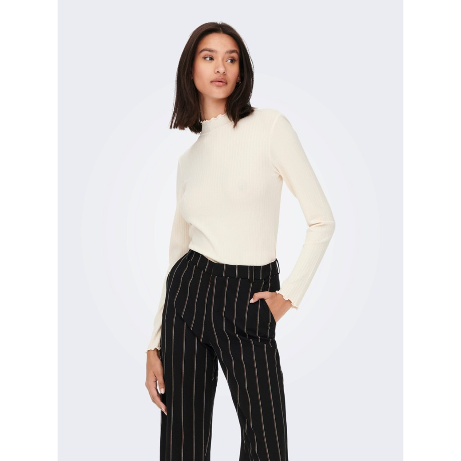JDYFRANSISKA L/S HIGHNECK TOP JRS NOOS - Afbeelding 11