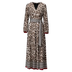 Maxi jurk met design